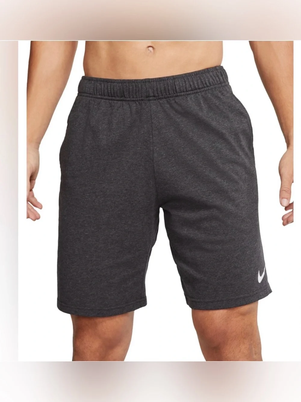 Nike Mens Dri-Fit 8” Cotton Blend Training Shorts CJ2044 Size Large LOT of Two